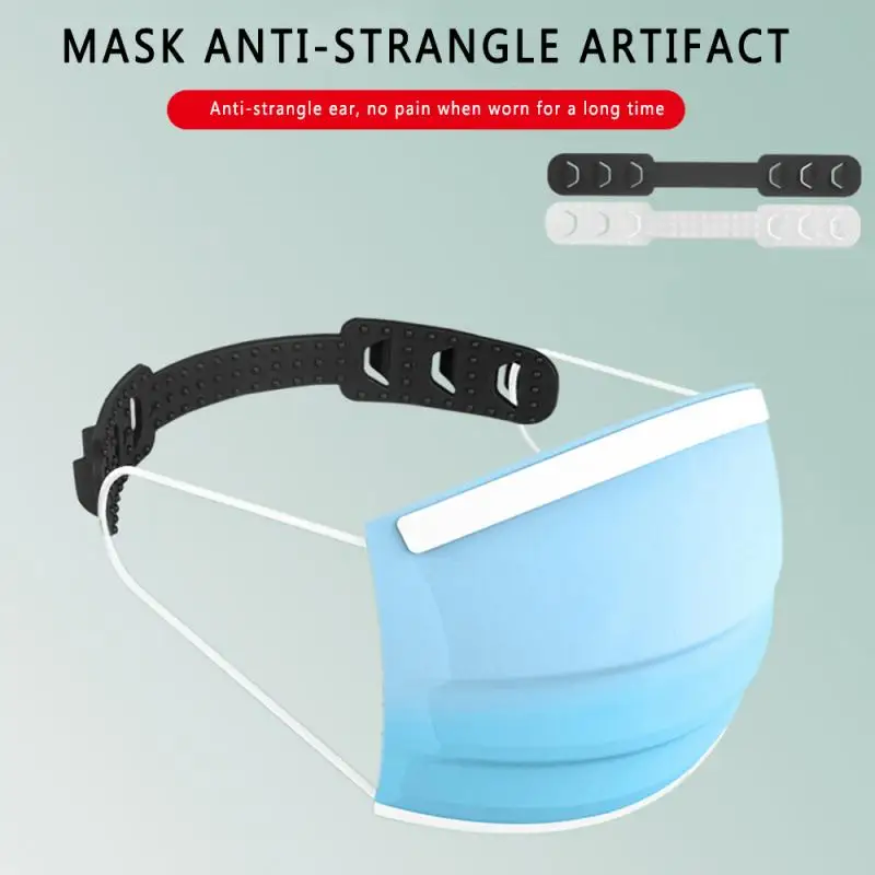 

Mask Hook Prevent Ear-pulling Adjustable Mask Rope Extension Buckle TPU Mask Buckle Anti-skid Drop Anti-Hole Ear Hot Sale