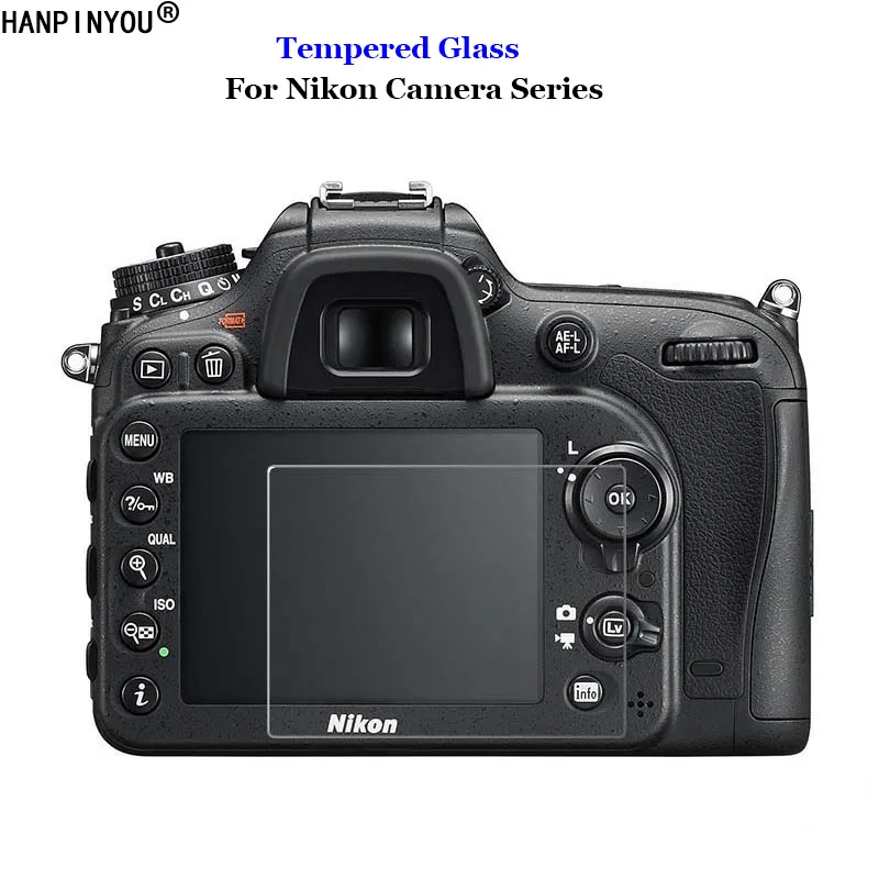 Для камеры Nikon D800 D810 D850 D7100 D7200 D750 D6 D600 D610 D5 D500 D5100 D5200 закаленное стекло 9H Защитная