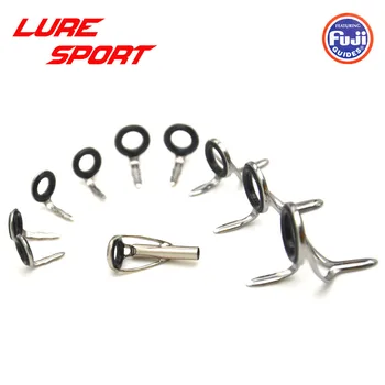 

FUJI LOG MNOG guide FOT Top 10pcs Guide and Top Set Cast Rod Building component Repair fishing pole DIY Accessory