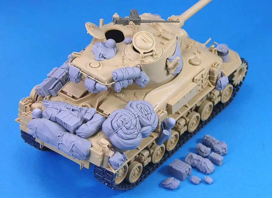 Набор для моделирования из смолы 1/35 фигурка аксессуары резервуара (без