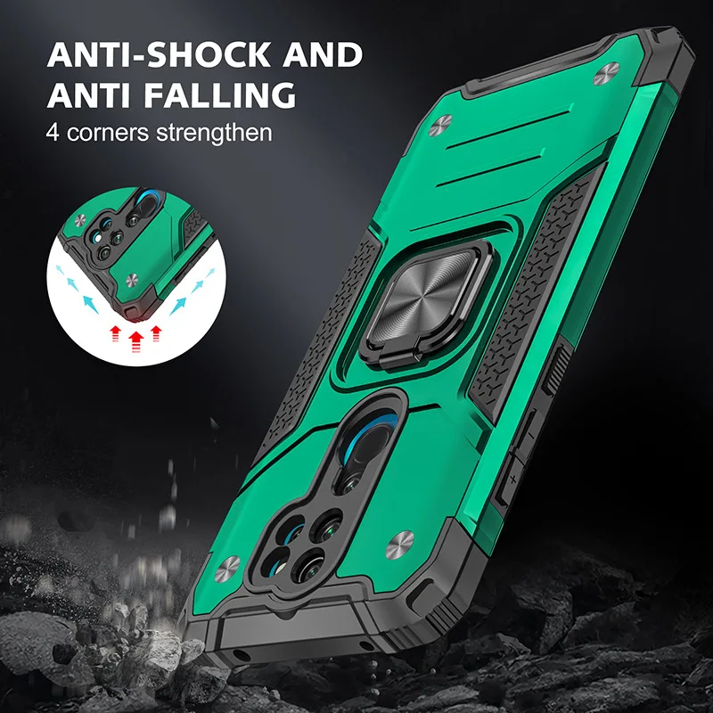 for Xiaomi Redmi Note 8 Pro Case Cover Armor Impact Shockproof Metal Holder Magnet Phone Case for on Xiaomi Redmi Note 8 Pro iphone pouch