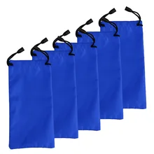 5 шт. набор солнцезащитных очков очки сумка на шнурке черный синий пылезащитный чехол сумка для дома на открытом воздухе солнечные очки держатель для хранения сумки