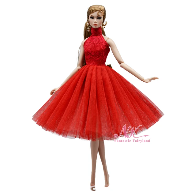 Red Barbie Dress with Silver Accents – Enjoy Life with Psoriasis