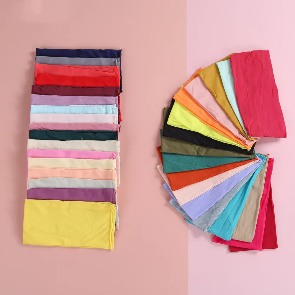 Hairband Jewelry DIY Accessories 35 Color Stretch Nylon Cutting Flat Car Headband Thread 16*8cm Soft | Мать и ребенок