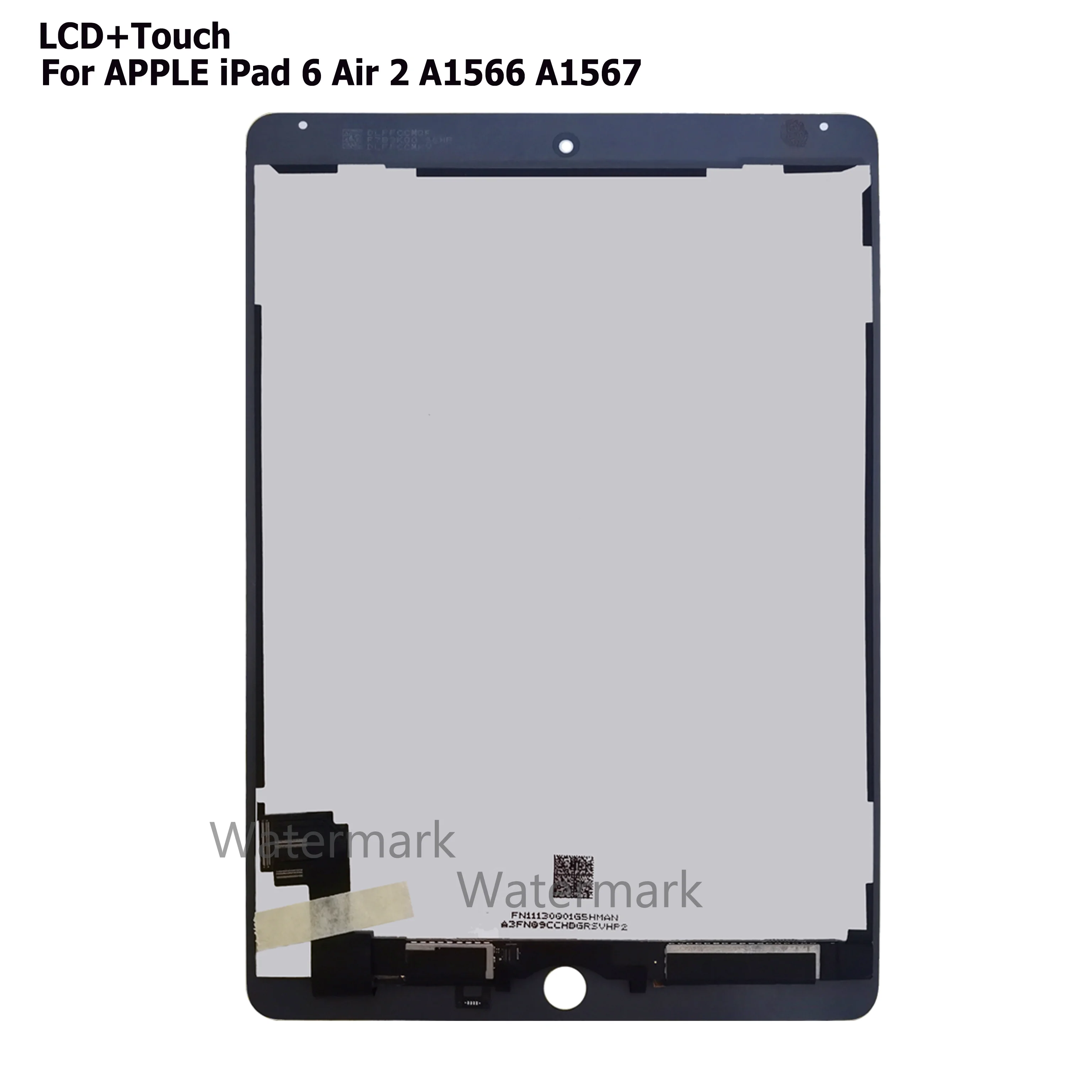  iPad Air 2 9.7” 2014 2nd Gen True Original OEM Display  Digitizer LCD Screen Replacement Touch Assembly A1566 A1567 Premium Repair  Kit (White) : Electronics