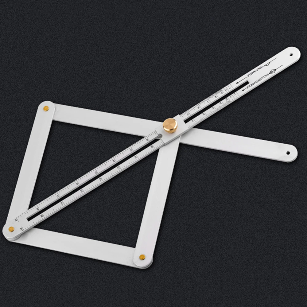  Bevel Corner Protractor Metal Multi Angle Tool Square Protractor Digital Angle Ruler Finder Protrac