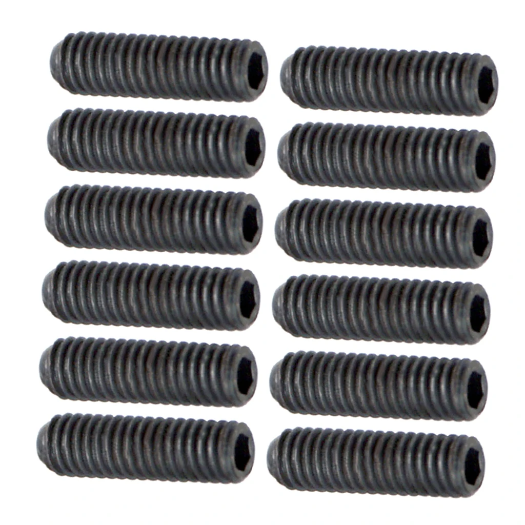 1 Pack/12pcs Guitars Bridge Saddle Height Adjust Hexagon Screws Bolts