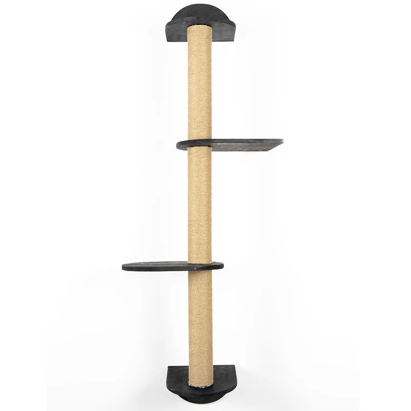 

3-tier cat scratching post scratchers climbing post frame cat tree pet furniture