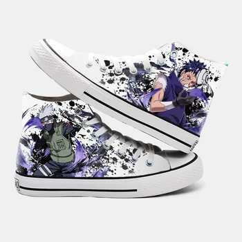 

Uzumaki NARUTO Sasuke Gaara Student Casual Canvas Shoes plimsolls Flats shoes Sneakers