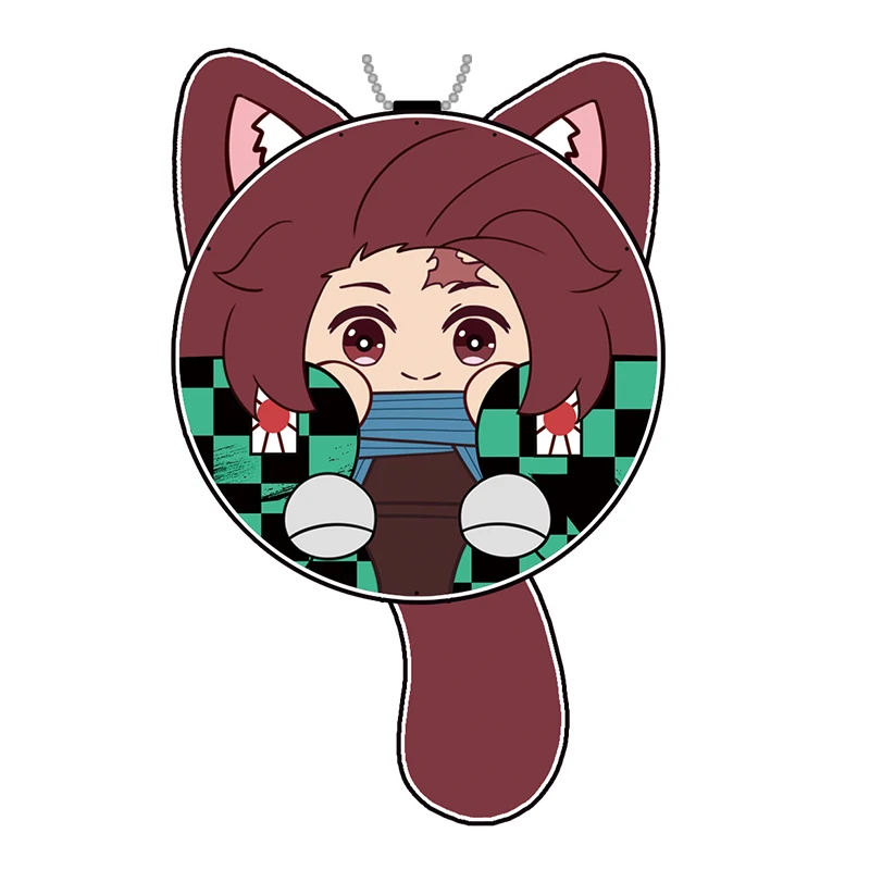 Kimetsu no Yaiba Kamado Demon Slayer Tanjirou Kamado Nezuko Косплей плюшевая игрушка кукла брелок сумка брелок держатель кулон подарок - Цвет: 4