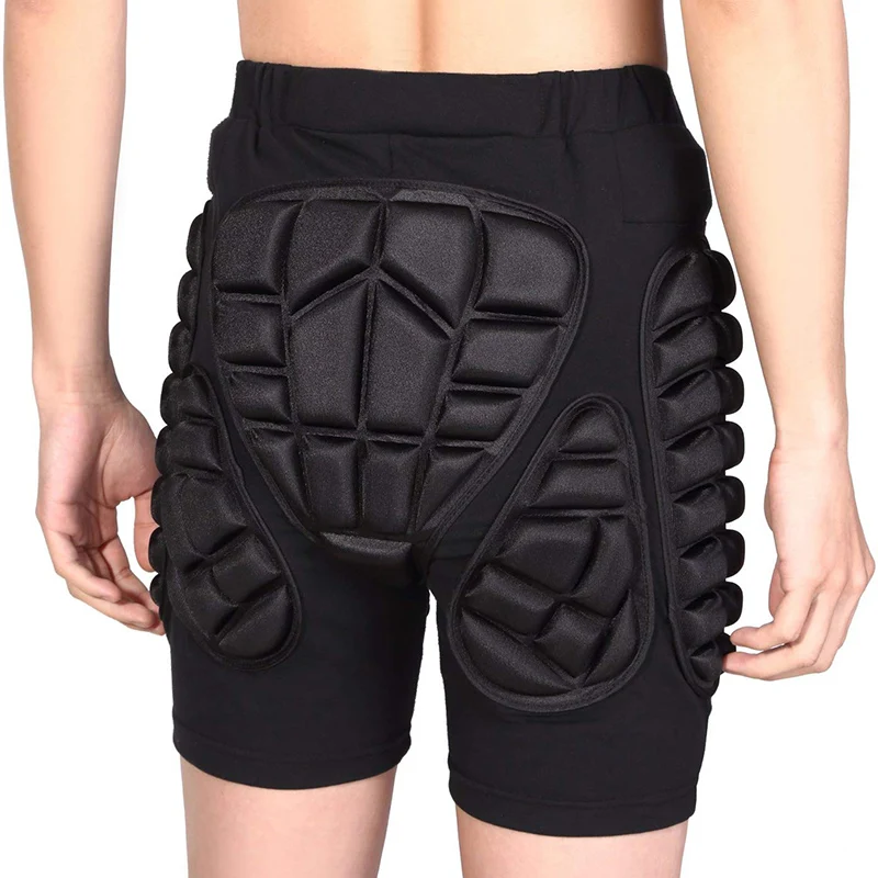 Новые хип хоп Защитные шорты EVA Paded Guard Короткие штаны для катания на лыжах коньках