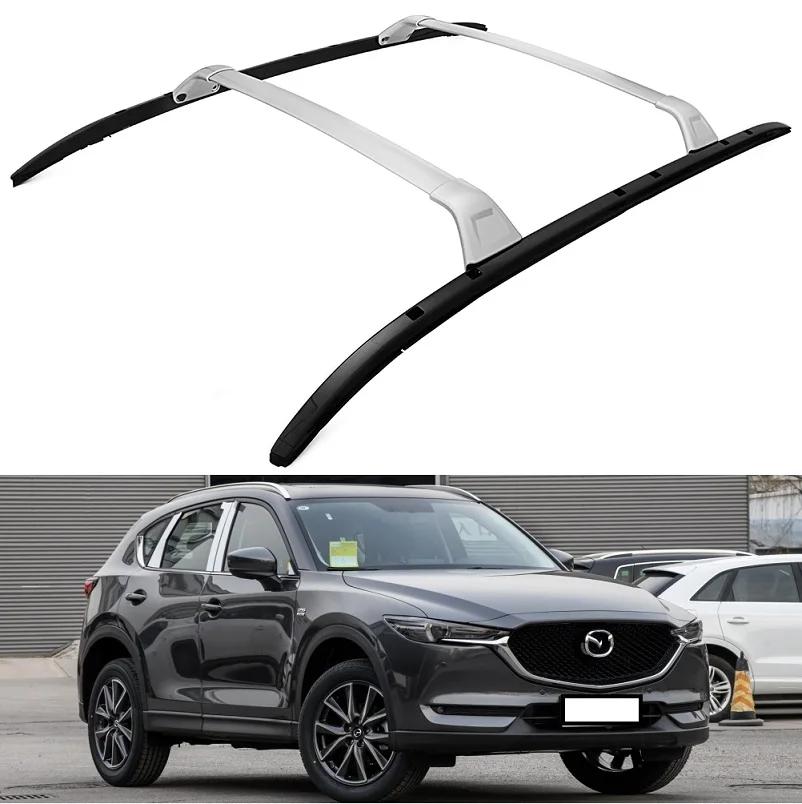 Алюминиевая стойка для крыш 4 шт. Mazda CX 5 CX5 2017 2018 2019 2020|Багажники крыши авто и ящики|