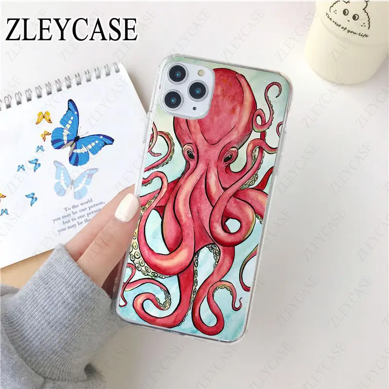 Tentacles of sea octopus