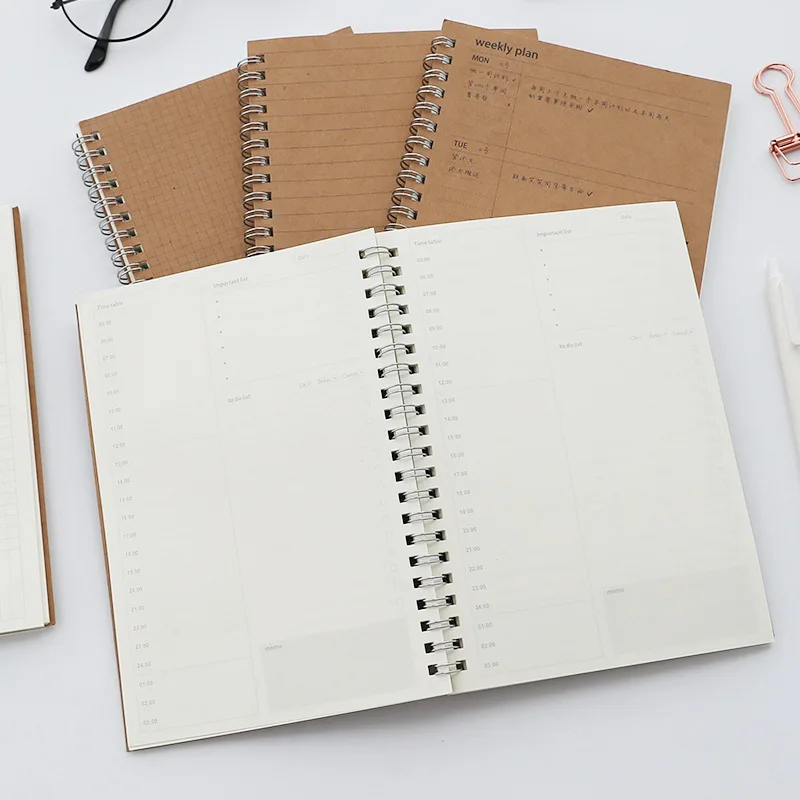 

Weekly Planner Diary Caderno Sketchbook Journal Cuadernos Y Libretas Notebook School Notebooks Zeszyt Cahier 2020 Paper