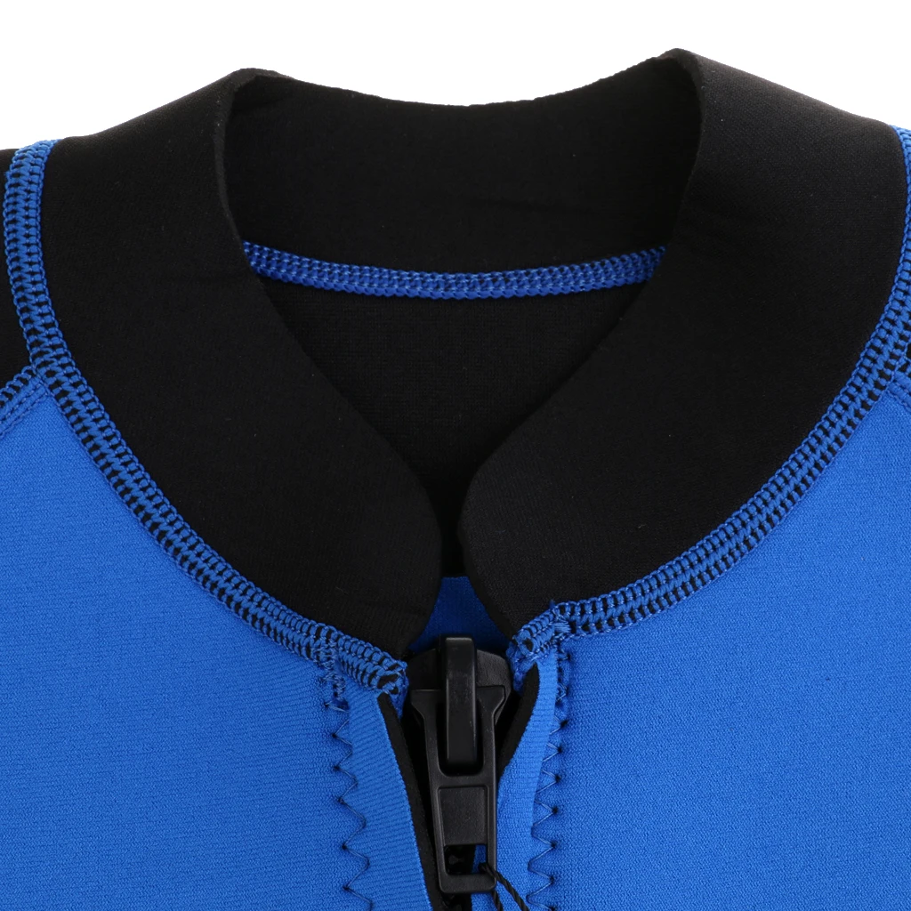 Women 3mm Neoprene Surfing Wetsuit 1-Piece Swimsuit Long Sleeves With Zipper Bikini Style Wetsuit