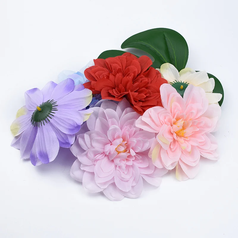 50/100 pcs Wedding decoration flower home decorative flowers wall diy christmas garland artificial flowers silk floristics cheap