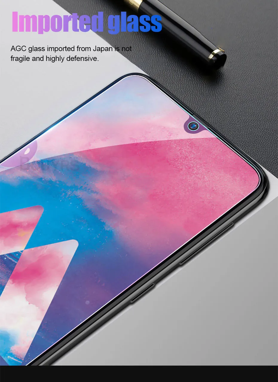 Закаленное стекло для samsung Galaxy A50 A70 A40, Защитное стекло для Galaxy A30 A20e A60 A80 A10, Защитная пленка для объектива камеры