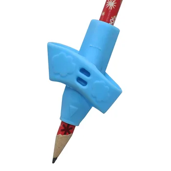 

30 pcs Pen grip Loaded Two Finger Writing Posture Correction Tool Children Learning Writing Stationery Gift Pencil Silicone