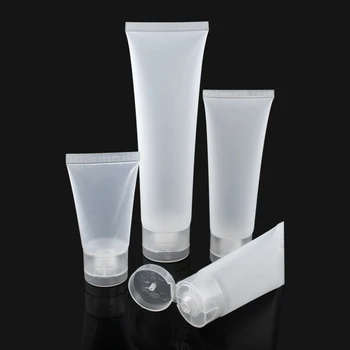 

1PC Travel Empty Clear Tube Cosmetic Cream Lotion Shampoo Bath Lotion Containers Refillable Bottles 20ml/ 30ml/ 50ml/ 100ml