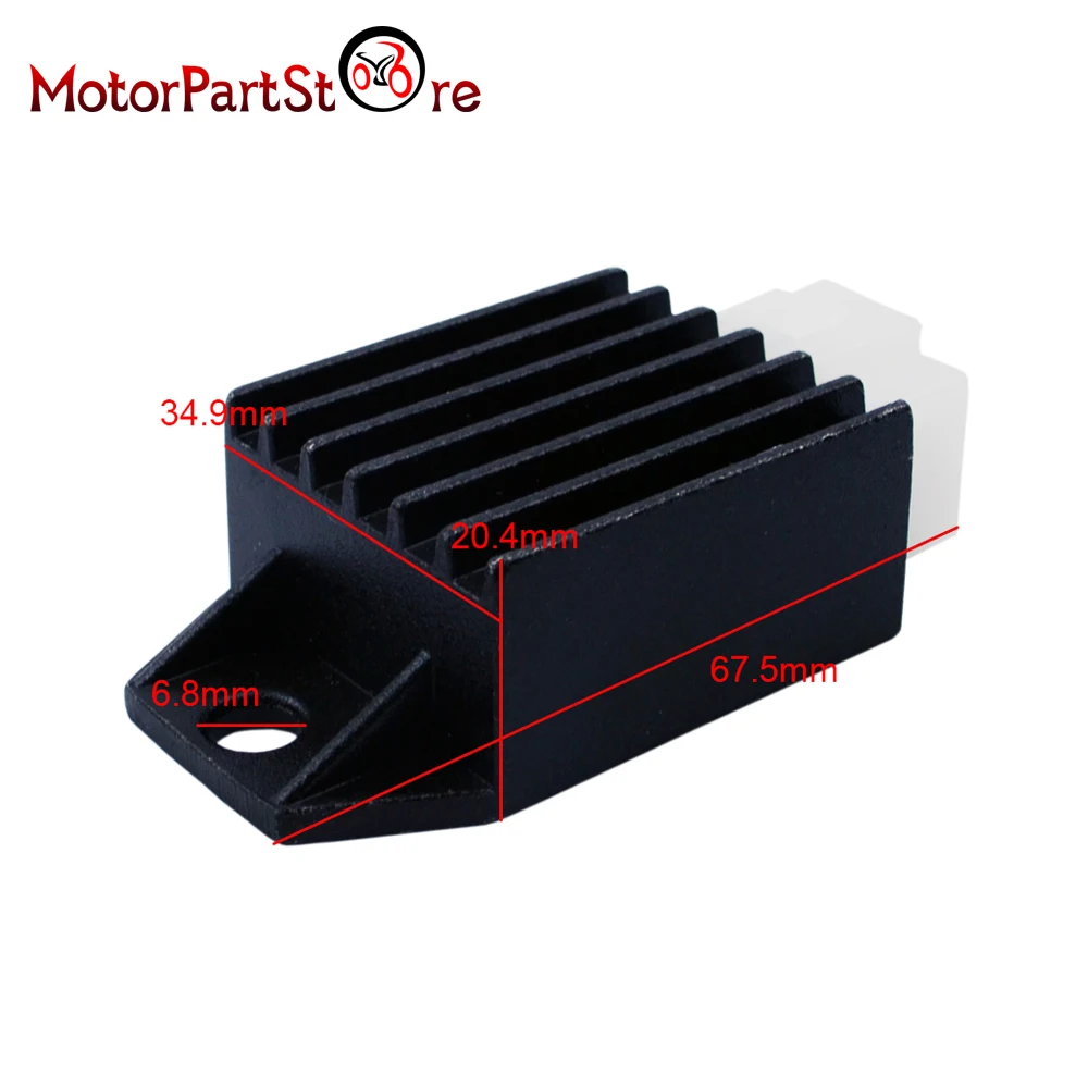 Регулятор напряжения Выпрямитель 12 В 4Pin для GY6 QMB139 50cc 70cc 90cc 110cc 125cc 150cc Картинг