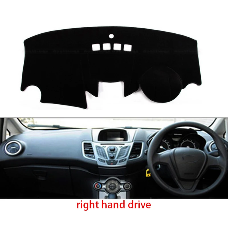 Для Ford fiesta 2004 2005 2006 2007- Автомобильный Стайлинг Даш коврик покрытие для приборной панели наклейка на приборную панель Крышка солнцезащитный тент приборная панель покрытие ковер