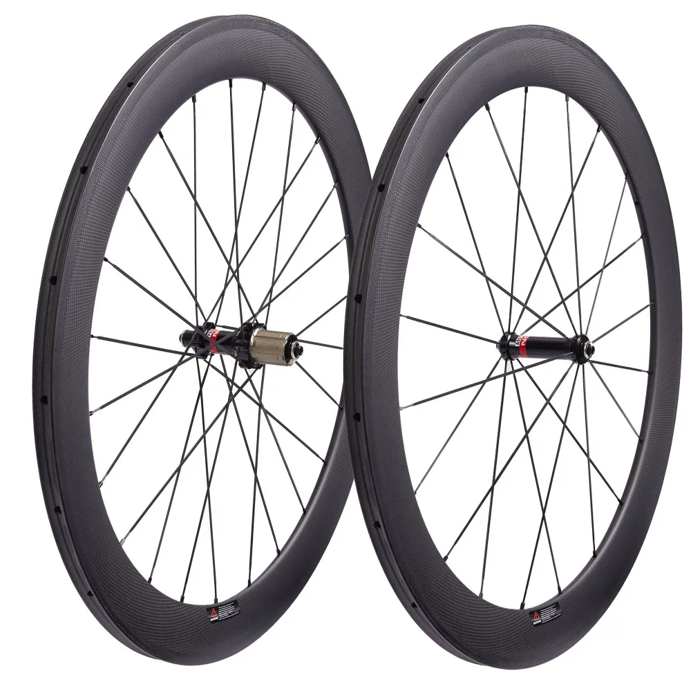 Sale 700C U 25mm wide Powerway R13 carbon bike wheelset 38/50/60/88mm depth clincher tubular road wheels novatec AS511SB FS522SB hub 20