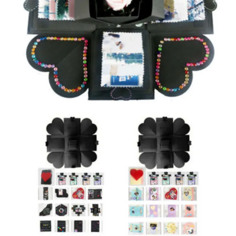 Новый DIY Explosion Box ручной работы альбом с памятью фотоальбом Сюрприз подарок на