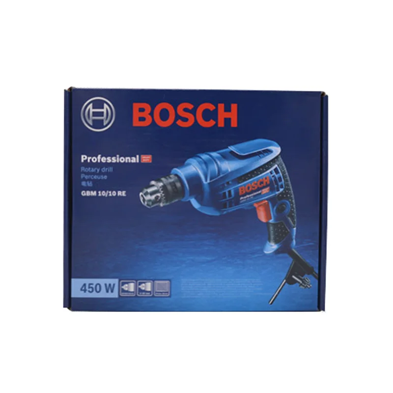 BOSCH GBM 10 RE 450 ватт скорость двигателя 2600 об/мин Мощный, долговечный МНОГОФУНКЦИОНАЛЬНЫЙ электроинструмент электрическая отвертка