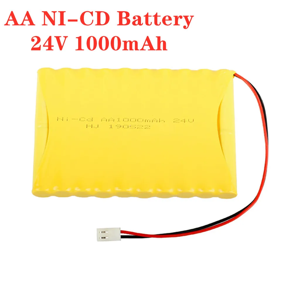 

24v 1000mah NiCD Car Accessories Battery For Rc toys Car Tanks Trains Robot Boat Gun AA 24v Rechargeable Battery MX3.9-2P Plug