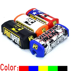 nulala Round Motorcycle Crossbar Pad Handlebar Crossbar Bar Pad Protector for Motocross Dirt Bike ATV Quad Black pitbike