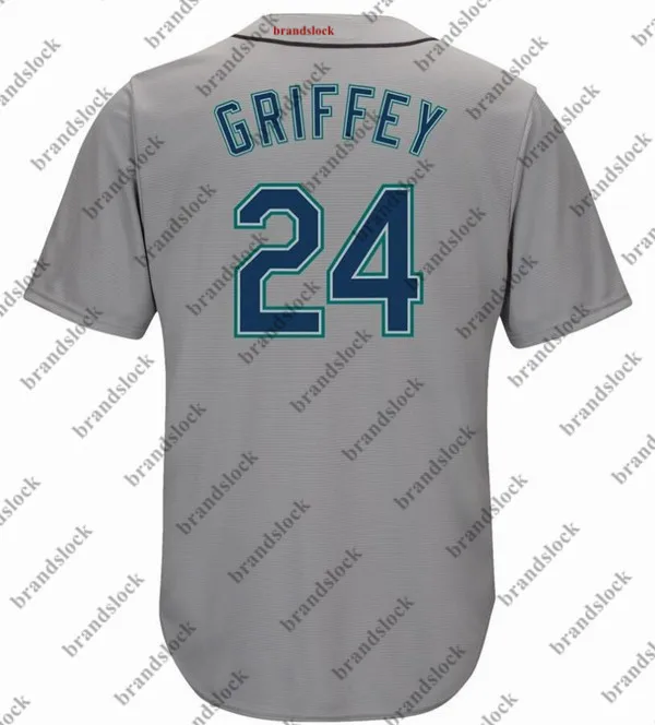 

Baseball Jersey Seattle 24 Ken Griffey Jr. American New Men's Custom Jersey Usa Cool flex jerseys