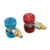 Одна пара R134A High Low Quick Coupler Connector Adapters Тип AC Коллекторный датчик Auto Set для A/C Коллекторный Датчик Латунный Адаптер