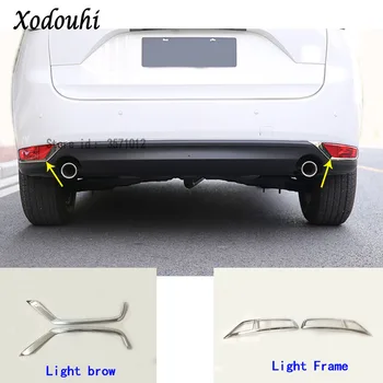 

Car Body ABS Chrome Cover Trim Back Tail Rear Fog Light Lamp Frame Stick ABS 2 For Mazda CX-5 CX5 2nd Gen 2017 2018 2019 2020
