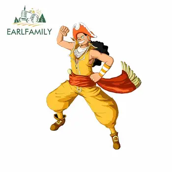 

EARLFAMILY 13cm x 9.8cm for Usopp One Piece Fine SUV Car Stickers Personality Creative Bumper Decal Custom Printing Decoration