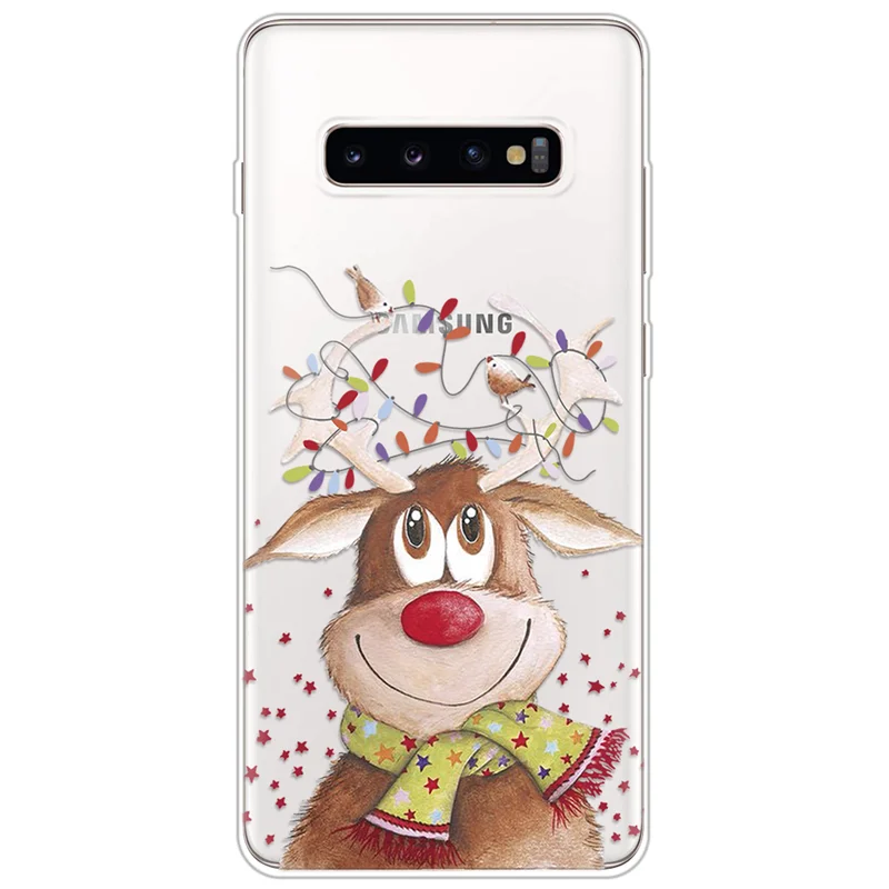 Рождественский олень прозрачный ТПУ чехол для Samsung Galaxy Xcover Pro J3 J5 J7 Prime A3 A5 2016 2017 J4 J6
