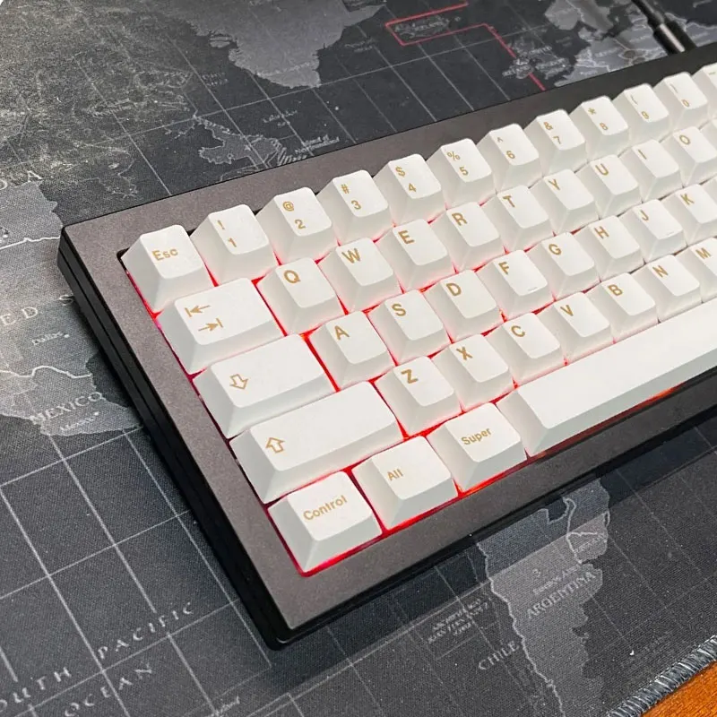 o interruptor MX, 137 teclas, PBT, Sublimação Dye, GMK Wars