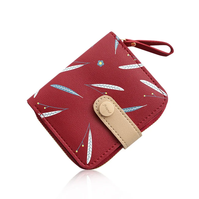 2021 Leather Women Wallet Hasp Small Coin Pocket Purse Women Wallets Cards Holders Luxury Brand Wallets Lady Female Purse