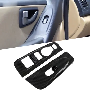 

For Hyundai Grand Starex H1 2018 2019 Carbon Fiber Window Armrest Trim Protection Cover Frame Trim interir Car Styling Accessory