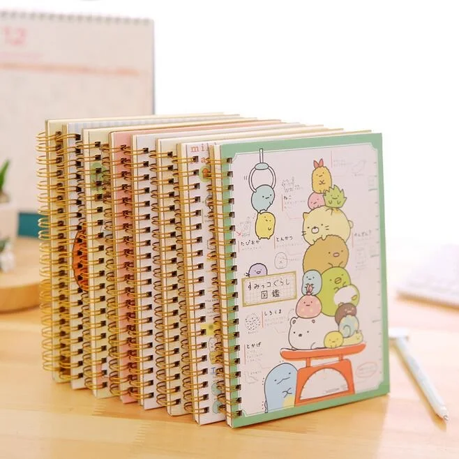 

1pack/lot Japanese cartoon character cover notebook coil notebook students love Stationery