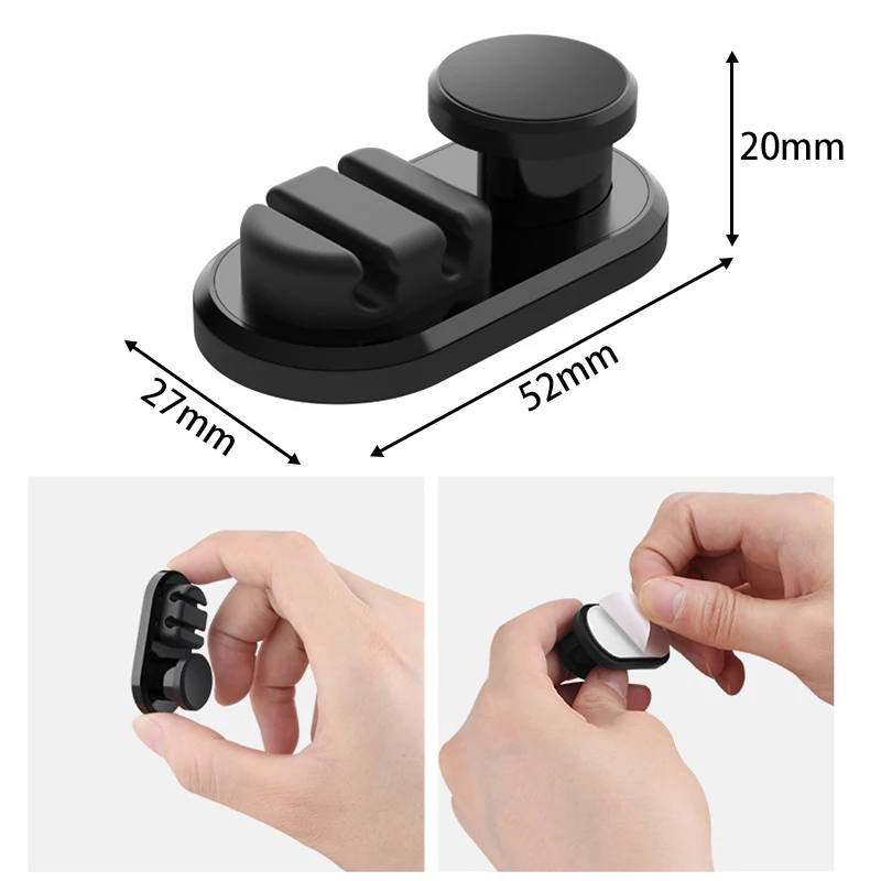 Car Hook Phone Data Cable Storage Hook Sticker Interior Accessories For Smart Fortwo Forfour City-Coupe Crossblade 451 453 450