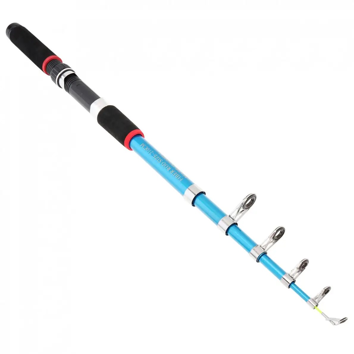 2.1m Ultra Short Telescopic Casting Fishing Rods Glass Fiber 6 Section Portable Sea Fishing Pole
