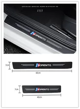 

4PCS Waterproof and scratch-resistant carbon fiber trunk decal for Kia Solanto car styling accessories