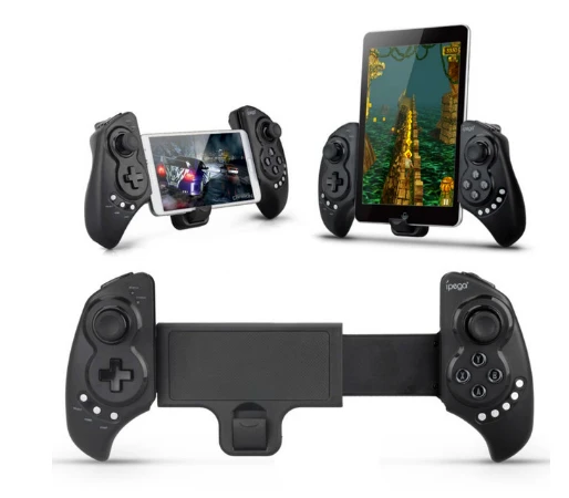black IPEGA PG9023 Bluetooth игровой контроллер геймпад для смартфон IOS Android ipad PC стрейч джойстик с Телескопическая Подставка - Цвет: black