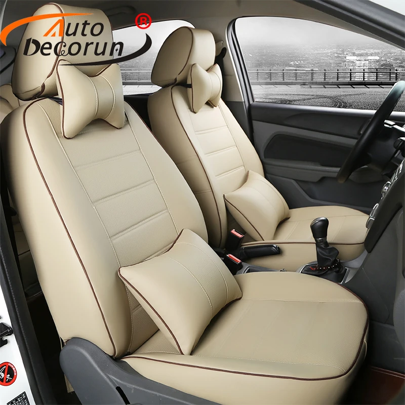 AUSFTORER Genuine Leather Seat Covers For KIA Sorento Automobiles Seat