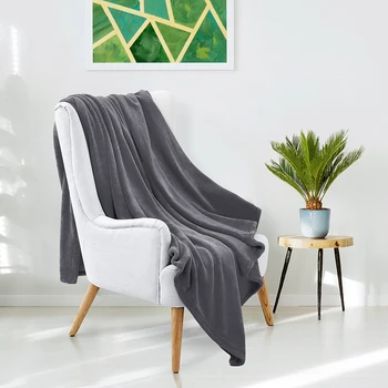 

Grey Electric Blanket Double 110V/220V Electric Heating Blanket Bed Warmer Electric Heated Blanket Thermostat Fast Heating Pad