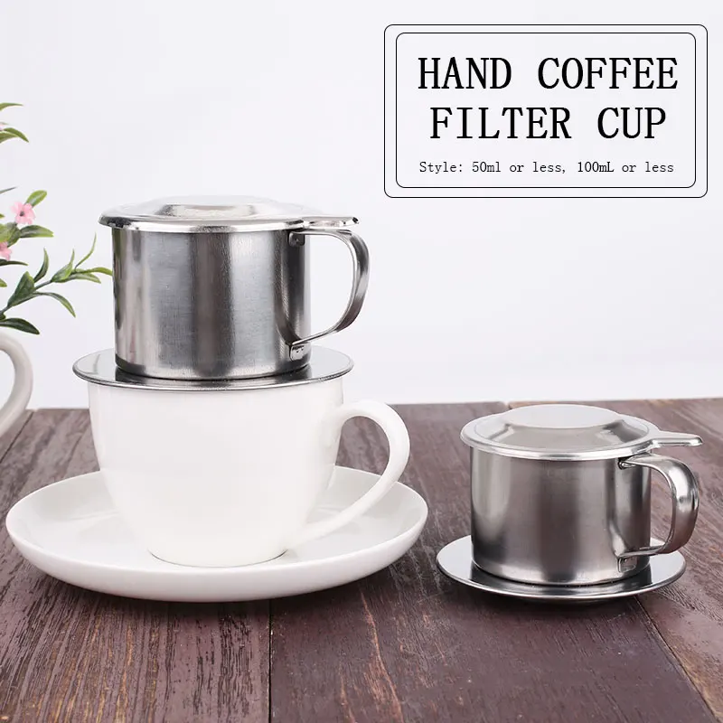 Кружка из нержавеющей стали с фильтром вьетнамский фильтр для кофе роторный