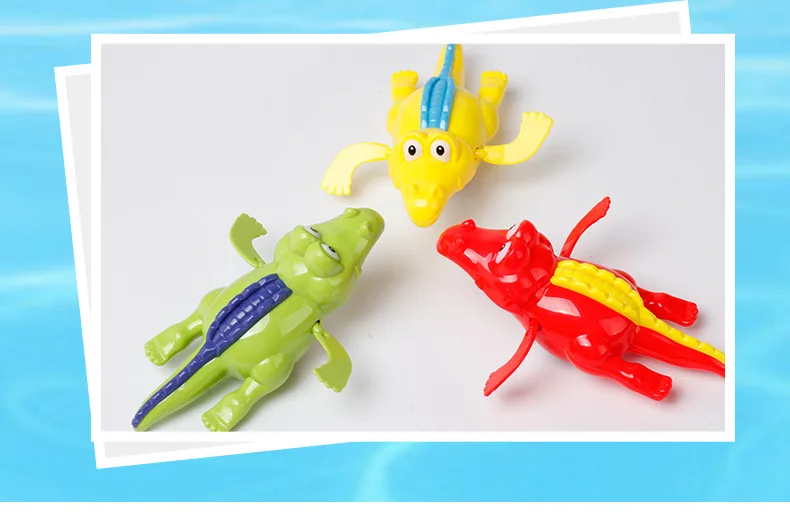 Креативные Игрушки для ванной, детские летние игрушки для купания, цепь для ванной, забавная игра для ванной, игрушки из мультфильма «крокодил», милые забавные игрушки для ванной