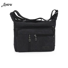Популярные мужские холщовые сумки через плечо, сумки на одно плечо, дорожные повседневные сумки, сумки для сообщений, однотонные застегивающиеся на молнию школьные сумки для подростков