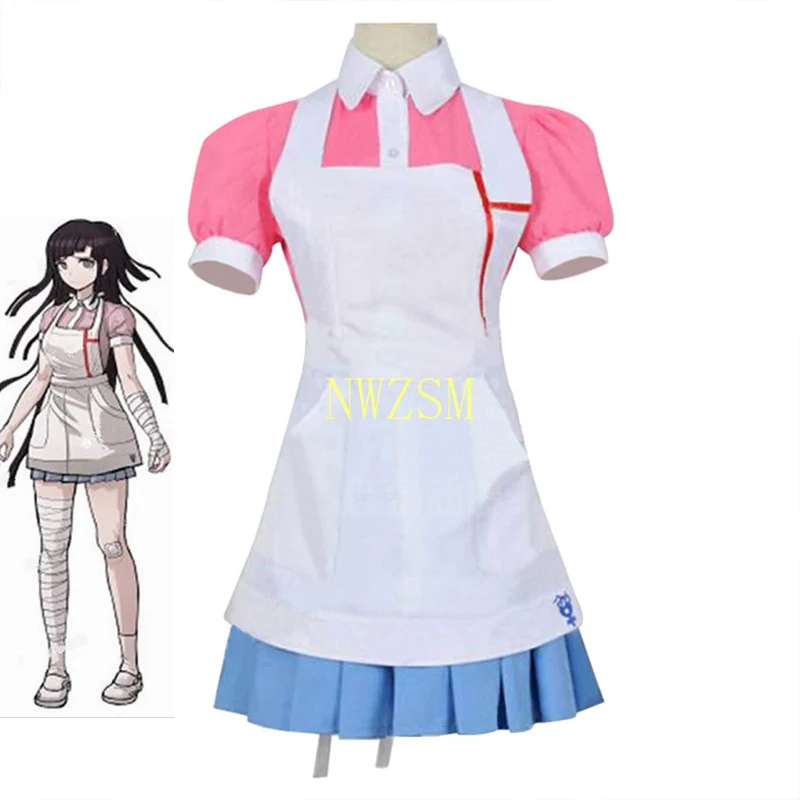 Костюм для косплея женщин и девочек Dangan Ronpa 2 Danganronpa Mikan Tsumiki |