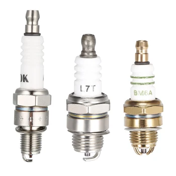 

uxcell Uxcell 1/2/3/4/5/10Pcs Universal A7TC/L7T/BPM6A/F7TC Spark Plug for Lawn Mower Parts Go Kart Moped Replacement